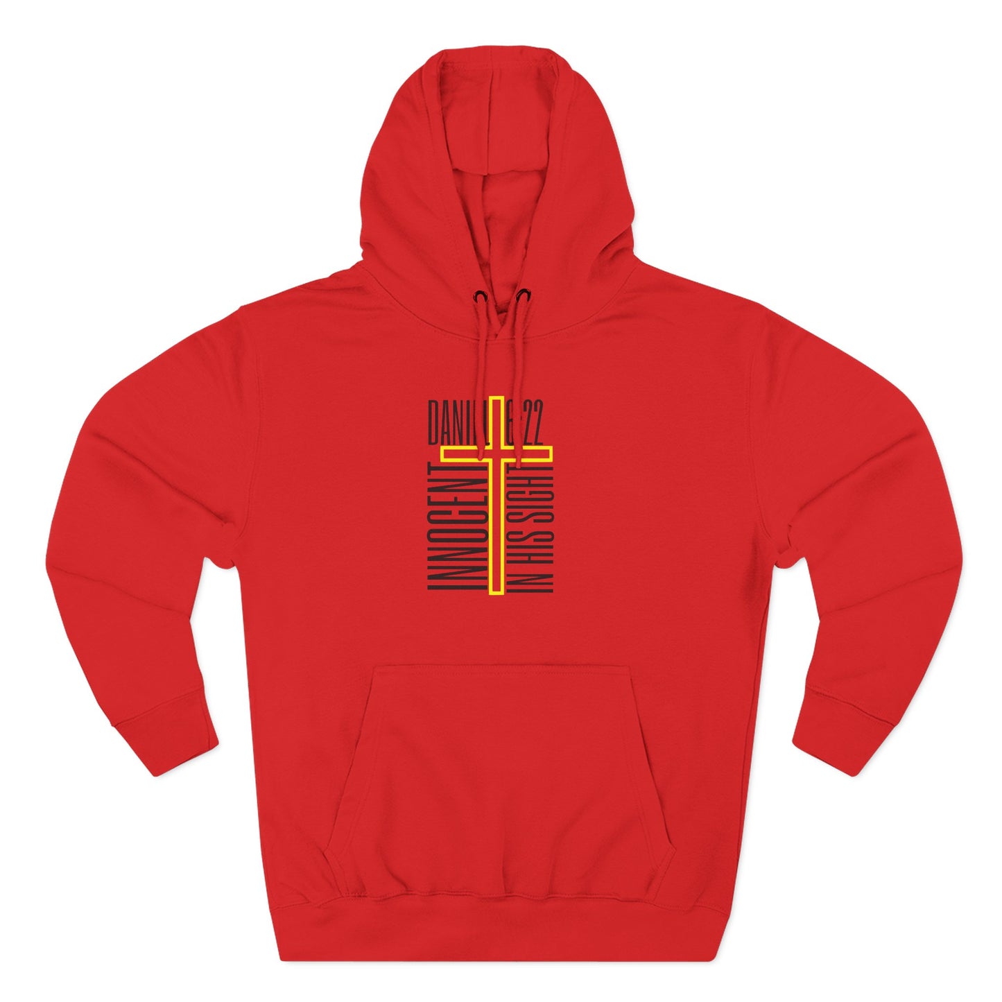 Innocent in His Sight. Christian Cross Hoodie Daniel 6:22 Hoodie