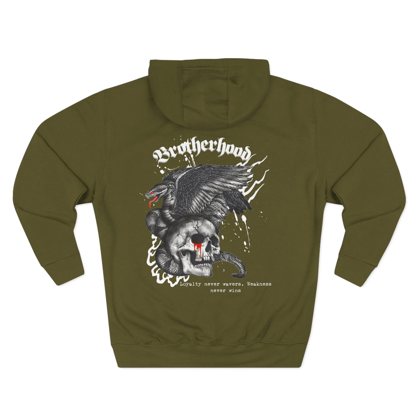 Brotherhood Three-Panel Fleece Hoodie
