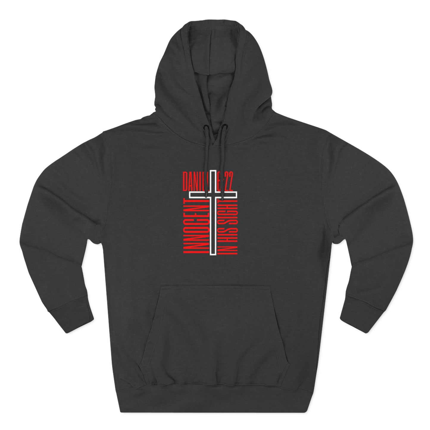 Innocent in His Sight. Christian Cross Hoodie Daniel 6:22 Hoodie