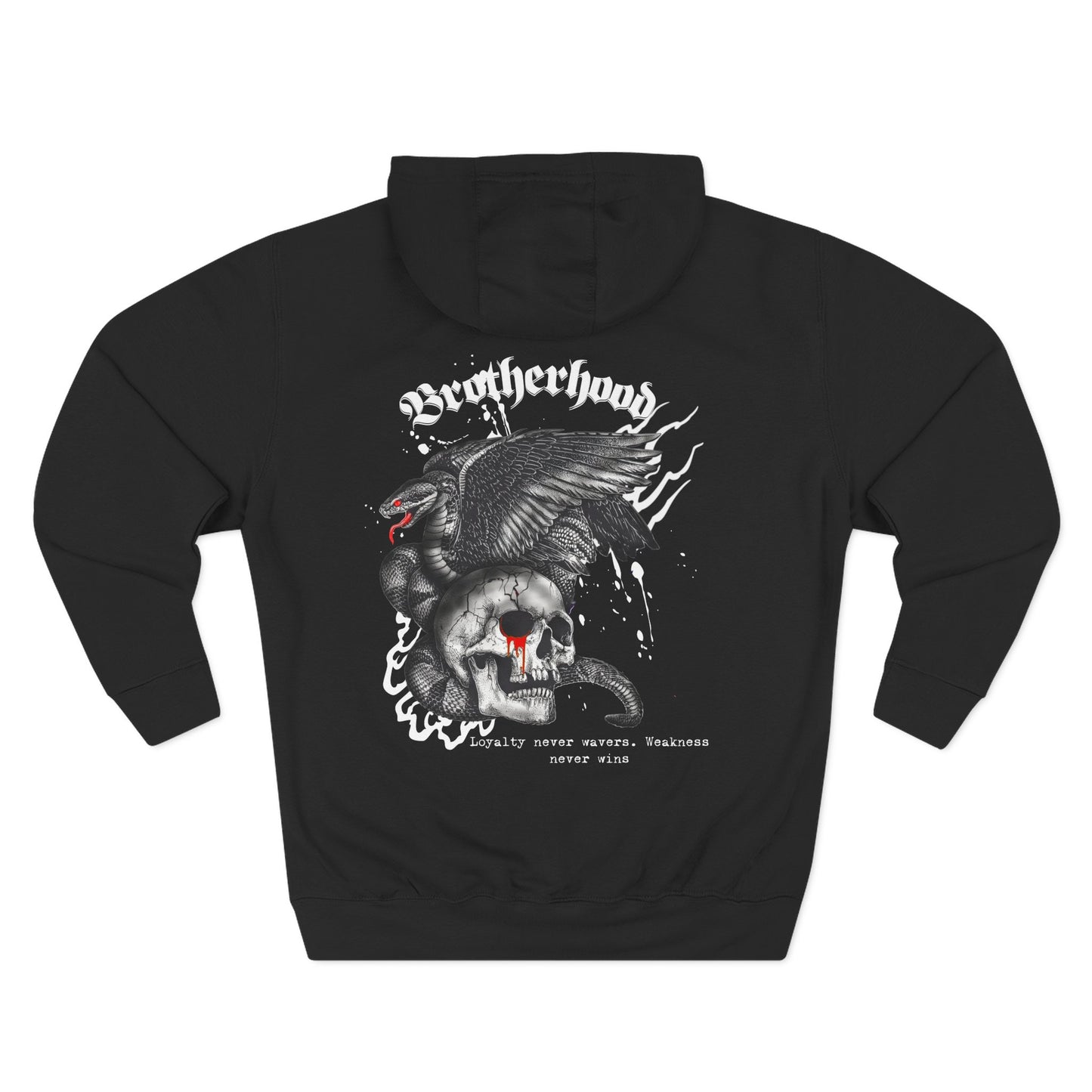 Brotherhood Three-Panel Fleece Hoodie